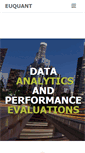 Mobile Screenshot of euquant.com